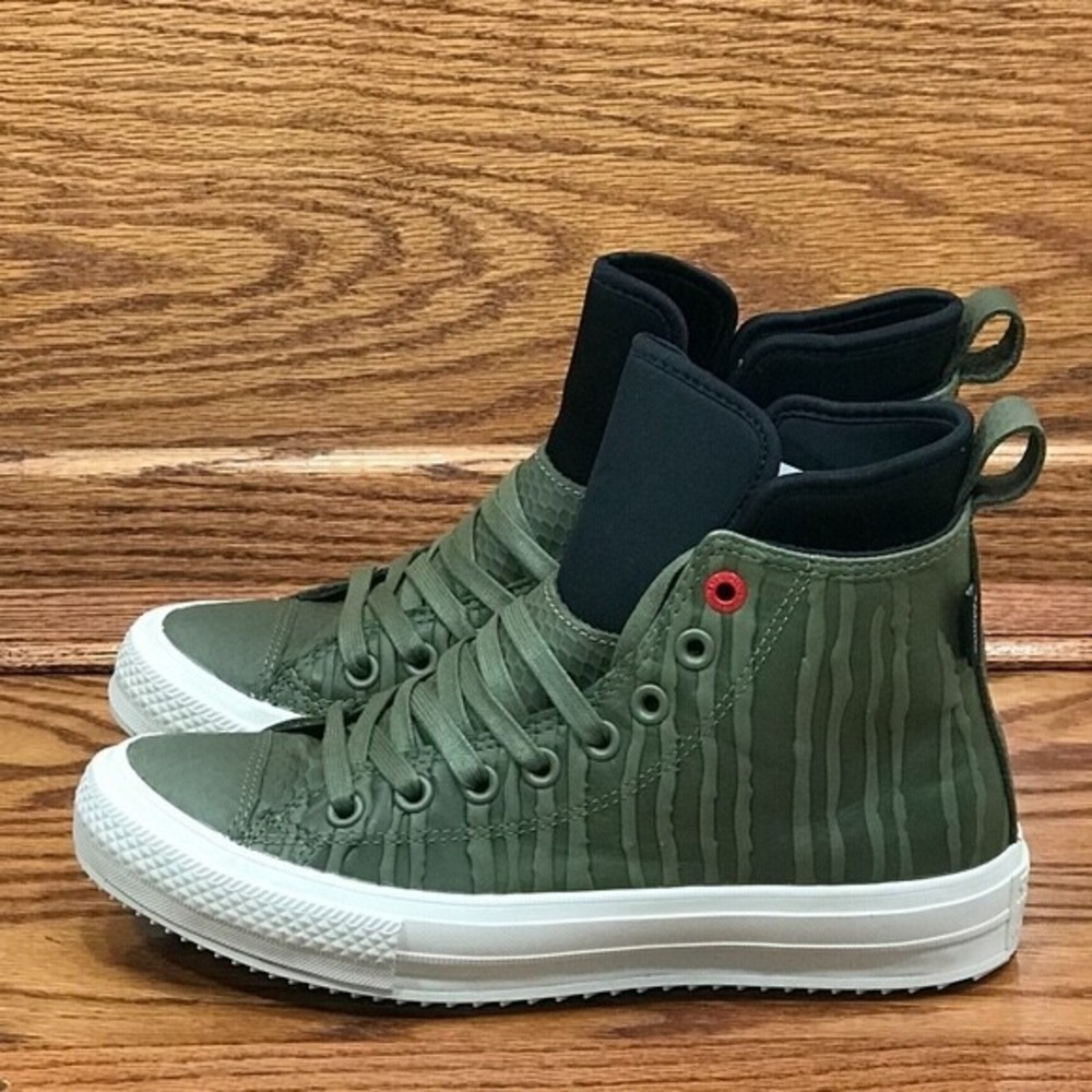 Converse CTAS WP Boot Hi Medium Olive Black Waterproof 158838C Size Men 6.5